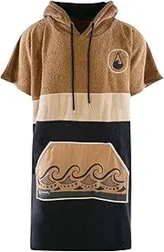 [WAVE HAWAII] Bathing Poncho for Men and Women, Size M 160-190 cm, 95% Cotton Surf Poncho for Adults, Terry Towelling Poncho Towel, High Water Absorption, Changing Aid Beach, Adults