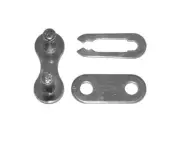 KMC BRANDED 1 SPEED BICYCLE MASTER/CONNECTOR LINK 1/2 X 1/8 CHROME.
