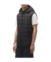 Moose Knuckles Zipped Hooded Gilet XL,L,M,XXL Black