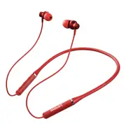 XE05 Wireless Headphones BT5.0 In-ear Earphones IPX5 Waterproof Sport Headset with Noise Cancelling Mic - Red