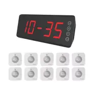 SINGCALL Wireless Restaurant Calling System 1 Receiver and 10 Pagers APE590
