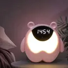 Bedside Clock Usb Powered Rechargeable Easy to Setup Night Light Alarm Clock