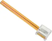 [Fdit] Leather Edge Dye Pen Quick Painting Tool, Pure Copper Head for Handbags, Belts, Shoes, Gold, Silver, Red, Blue, Green, DIY Leather Crafts (Gold)