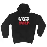If Found Please Return Me To The Pub - Funny Novelty Hoodies Hoodie