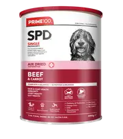 Prime100 SPD Air Dried Beef & Carrot Dry Dog Food - 2.2kg