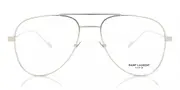 Saint Laurent CLASSIC 11 YSL 002 Men's Glasses Silver Size 55 - Private Health Rebate - Blue Light Block Available