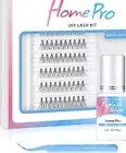 DIY At Home Lash Extension Complete Kit 10D Lashes Glue Tweezers 100 Cluster