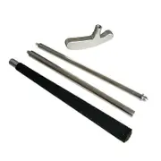 3-section Foldable Right/left Handed Golf Putter Club Portable Travel Putter Silver