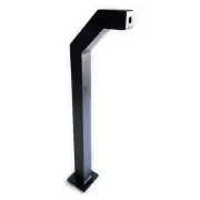 Gooseneck Keypad Stand Intercom Holder Angle Pedestal 3" X 3" x 42" Aluminum