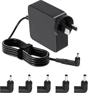 GTGUGR 65W 45W Laptop Charger Adapter for Asus Vivobook Zenbook Chromebook Series，Lenovo IdeaPad 330-14 330-15 330-17 510-15 Power Adapter with 5 Connectors
