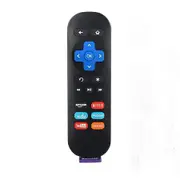 Replacement IR Remote Control for Roku 1, Roku 2, Roku 3, Roku 4, Roku LT, HD, XD, XS, Roku Streaming Player with Amazon Netflix Vudu YouTube Pandora Crackle Keys (No Program Needed)