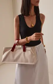[STAUD] Port Canvas Tote Bag