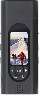 WiFi Body Camera, 1080P Body Worn Camera with Audio and Video Recording, Night Vision, 180° Rotate Lens, Back Clip, 1/4" Hole, Phone View, 256GB, Video Recorder for Vlogging