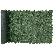 Ivy Privacy Fence, 39"x98" Artificial Green Wall Screen, Greenery Ivy Fence with Mesh Cloth Backing and Strengthened Joint, Faux Hedges Vine Leaf Decoration for Outdoor Garden, Yard, 990 x 2490