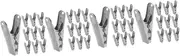 OFFSCH 4sets Metal Clips for Sewing Quilting Heavy Duty Clothespins Bag Clip Sufficient Quantity for Laundry Use 10pcs*4