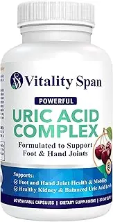 Joint Support Supplement - Joint Pian Relief for Men & Women, Kidney & Full Body Cleanse, Pure Tart Cherry, Milk Thistle, Pomegranate, Cranberry, Bromelain, and Turmeric Capsules by ,