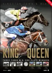 Kingston Town & Winx Triple Cox Plate Champions Official Print Only + COA