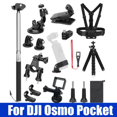 Expansion Adapter Frame Tripod Backpack Clip Mount Holder For DJI Osmo Pocket