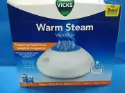 2 Vicks Warm Steam Vaporizer Humidifier With Night Light - 1.5 Gallon Capacity
