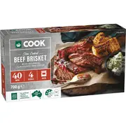 Woolworths Cook Slow Cooked Beef Brisket 700g