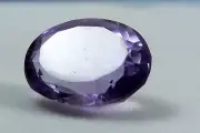 Natural Untreated EGL Certified Purple Amethyst Oval cut Loose Gemstone 4.50 Ct