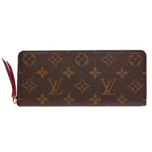 LOUIS VUITTON LV CLÉMENCE Clémence長夾錢包-紫紅