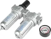 Oil Water 1/2 Air Pressure Compressor Filter Trap Oil Water Regulator Tools Kit