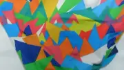 NWT Michael Phelps Belvaros Slip Brief Neon Kaleidoscope Confetti Swim Shorts