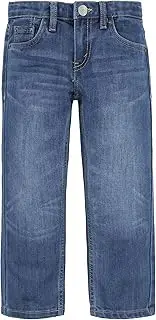 [Levi's] Boys' 511 Slim Fit Performance Jeans, Well Worn Eco, 4
