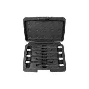 7 Pcs of PK Tool 1/4" Drive 118mm Ball End Star Bits Socket Set - S2 Steel Cr-V