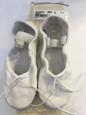 White Ballet Shoes Bloch Full-Sole Little Girls 9 1/2A