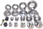 Dimple Dies Set 10 Pieces 1/2" 3/4" 1" 1 1/4" 1 1/2" 1 3/4" 2" 2 1/2" 3" Dzus