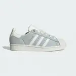 ADIDAS_女性_休閒鞋_復古鞋_三葉草_貝殼鞋_淺灰藍色_SUPERSTAR W_IE3038