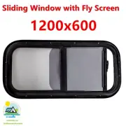 Caravan Aluminum Sliding Window 1200x600 Canopy Motorhome RV Horse Float Ute