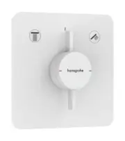 Hansgrohe mixer concealed 2 outlets 75414700 matt white