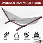 600lb Wood Hammock Stand Universal Fit Garden Picnic Camp Accessories 2-Person