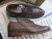 Lotus Men's Jeremiah 8676-200 Plain Toe Derby,GODYEAR WELTED HANDMADE SZ 7 USA