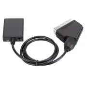 HDMI to SCART HD 1080P Video Audio Composite Scaler Converter Adapter DC Cable e