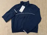 Lululemon Court Rival Track Jacket Perforated. Size 8. Color: Club Blue/White