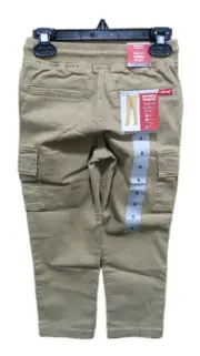 Levi's Youth Cargo Pants Size 5 Pull Up, Stretch, Drawstring Cord O14