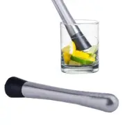 2 MUDDLERS COCKTAIL MUDDLER Stainless Steel Muddler SMASHER FRUIT HERB Smasher