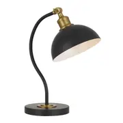 Brevik Adjustable Black Metal Table Desk Lamp