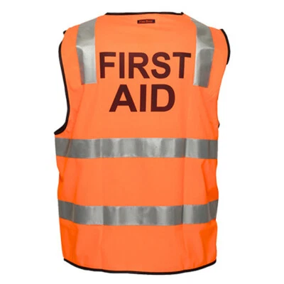 First Aid Zip Vest D&N Yellow 4XL Regular 2x Pack