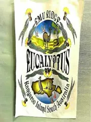 Australia Eucslyptus Emu Ridge Tea Towel Kangroo Island South Australia New VTG