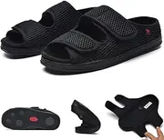 [AUSTYLCO] Men's Diabetic Shoes Extra Wide Width Diabetic Slippers,Diabetic Walking Shoes Adjustable Closure Arch Support Orthopedic Shoes