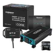 Renogy 100Ah Lithium Battery, Charger and Inverter Bundle