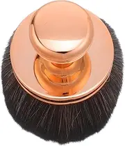 [TOGEVAL] Travel Powder Makeup Brush: Mushroom Design Face Body Application Brush for Loose Powder Blush Highlighter Body Makeup Golden