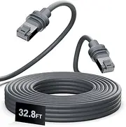 Starlink Gen 3 Cable 32.8FT /10M, Starlink Cable Gen 3 UL444‌ Meet The Requirements of Electrical Performance, Mechanical Performance, and Flame retardancy with end caps