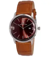 Adee Kaye Men's Watch Majestic Brown Dial Men's Watch AK8224-BN-LBN 400 MSRP