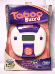 Taboo Buzz'd 2013 Hasbro Electronic Team Party Game Handheld NIB